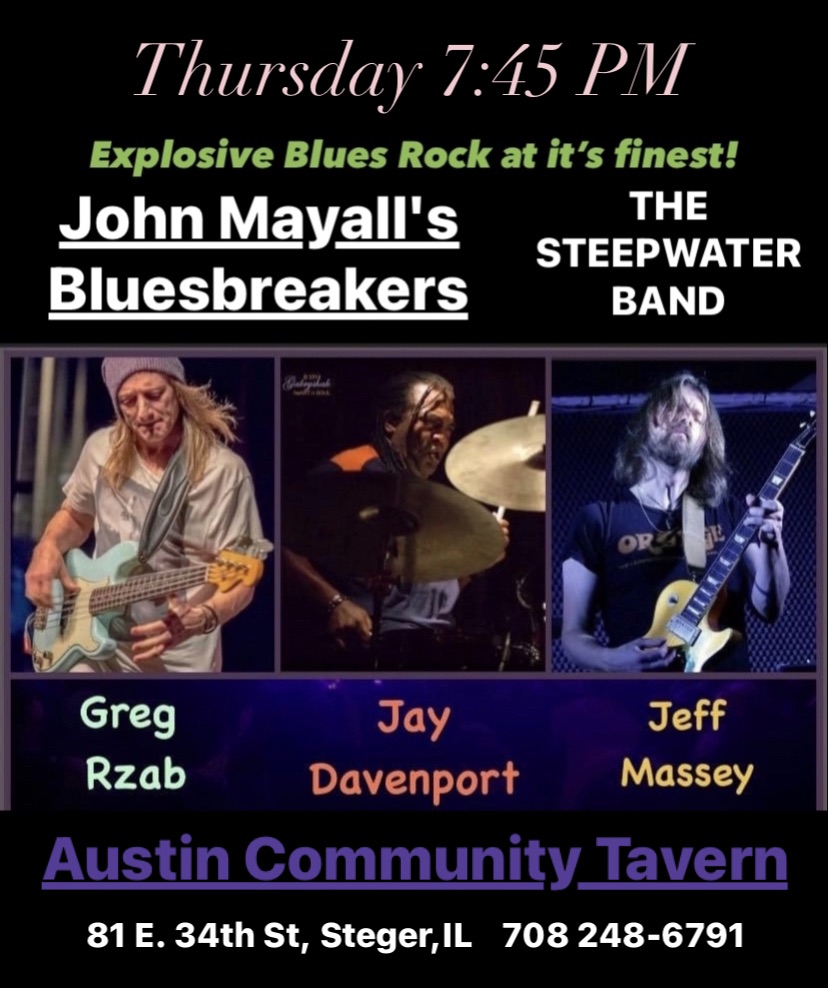 Jeff Massey, Greg Rzab and Jay Davenport – Austin Community Tavern